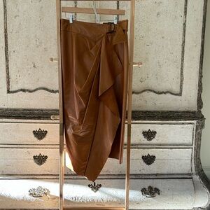 ISABEL MARANT LEATHER SKIRT